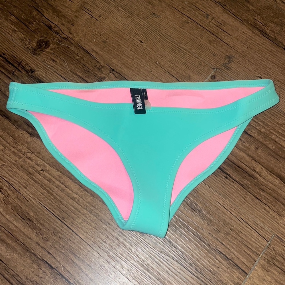 Triangl dark mint swim bottoms